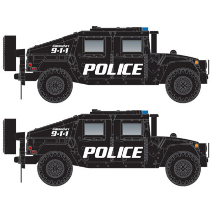 Police Humvee® Vehicle 2-pack