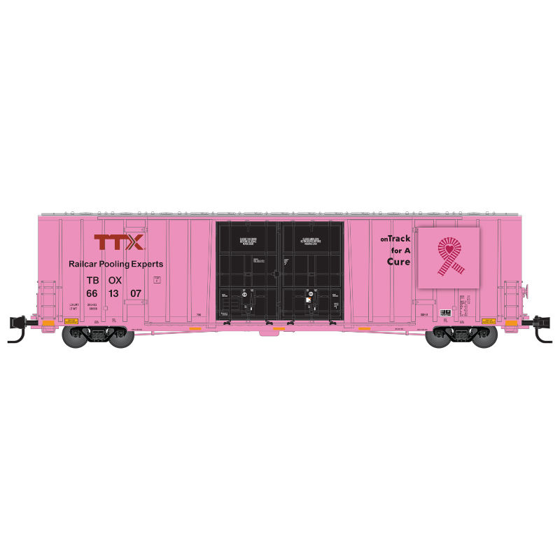 Pink Birthday Boxcar wooden train