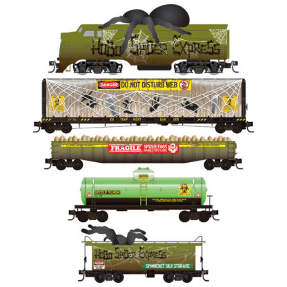 Hobo Spider Express Halloween Train Set