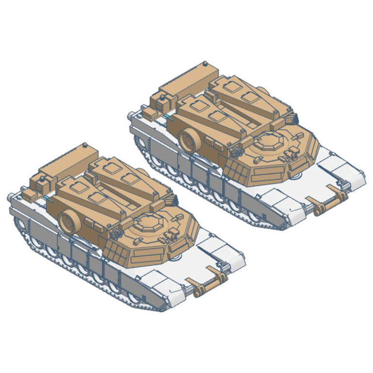 M1 Abrams Tank – M1150 Assault Breacher 2-pack – TexNrails.com