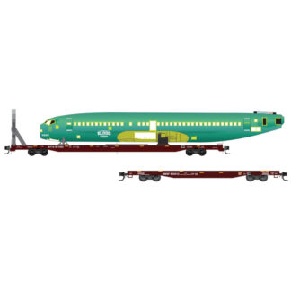 MTTX/BNSF Flatcar w/ 10,000th Fuselage 2-Pack Road Numbers 971483, 800012