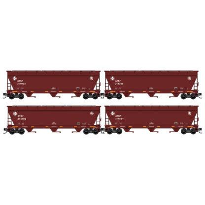 Atchison, Topeka & Santa Fe 4-Car Runner Pack #237