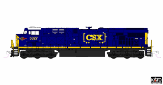 ES40DC CSX Box Car Logo #5327 (Western Maryland) - DC
