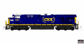 ES40DC CSX Box Car Logo #5461 (Seaboard) - DC