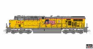 ES44AC Union Pacific #5454 - DC