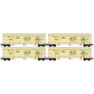 CBRW Grain Train 4-Car Runner Pack #244