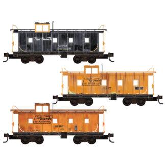 Denver & Rio Grande Western® Weathered Caboose 3-Pack