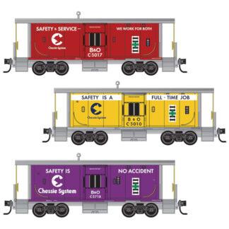 Chessie Caboose 3-Packs - Pack #2