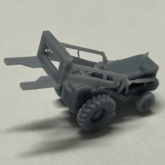 N Scale Modern Tractor With Lift (unpainted)