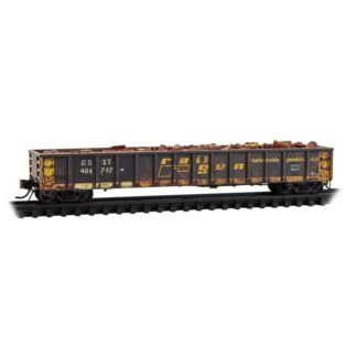 52'6" GREENVILLE 2494 MILL GONDOLA WEATHERED CSX EX-RAILGON #481747