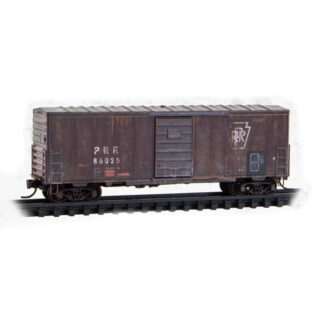 40' SINGLE DOOR BOX CAR WEATHERED PENNSYLVANIA #86025
