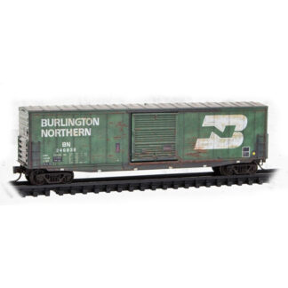 50' SINGLE DOOR BOX CAR WEATHERED BURLINGTON NORTHERN #246038
