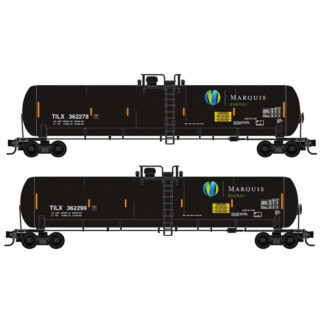 56' GENERAL SERVICE TANK CAR TILX MARQUIS ENERGY 2-PACK #362278, #362299